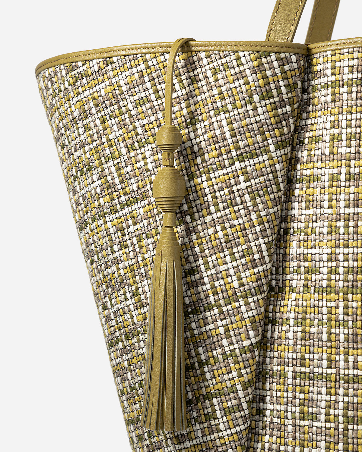 Green Moss Large Lamp Shade Tweed Tote Large Shoulder Tote Bag Utility Outdoor Beach Tote Future Classics Handbags