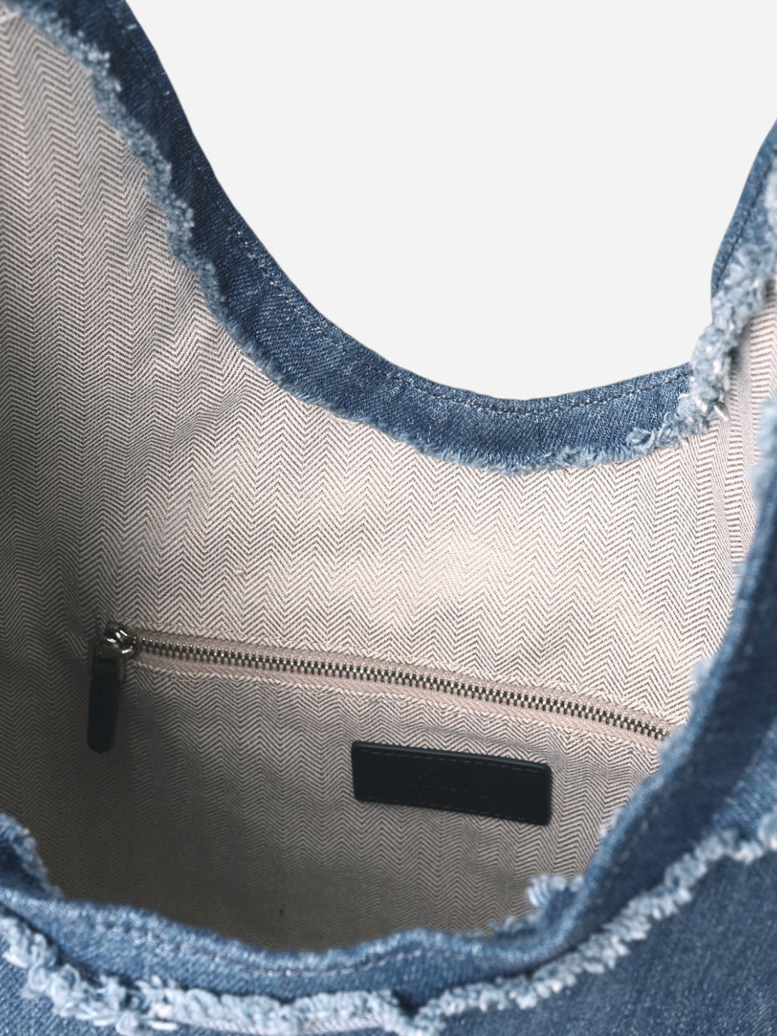 Mid Indigo Large Teardrop Denim Hobo
Womens Denim Hand and Shoulder Bag Future Classics
