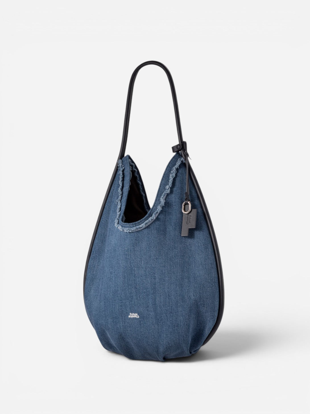 Mid Indigo Large Teardrop Denim Hobo
Womens Denim Hand and Shoulder Bag Future Classics