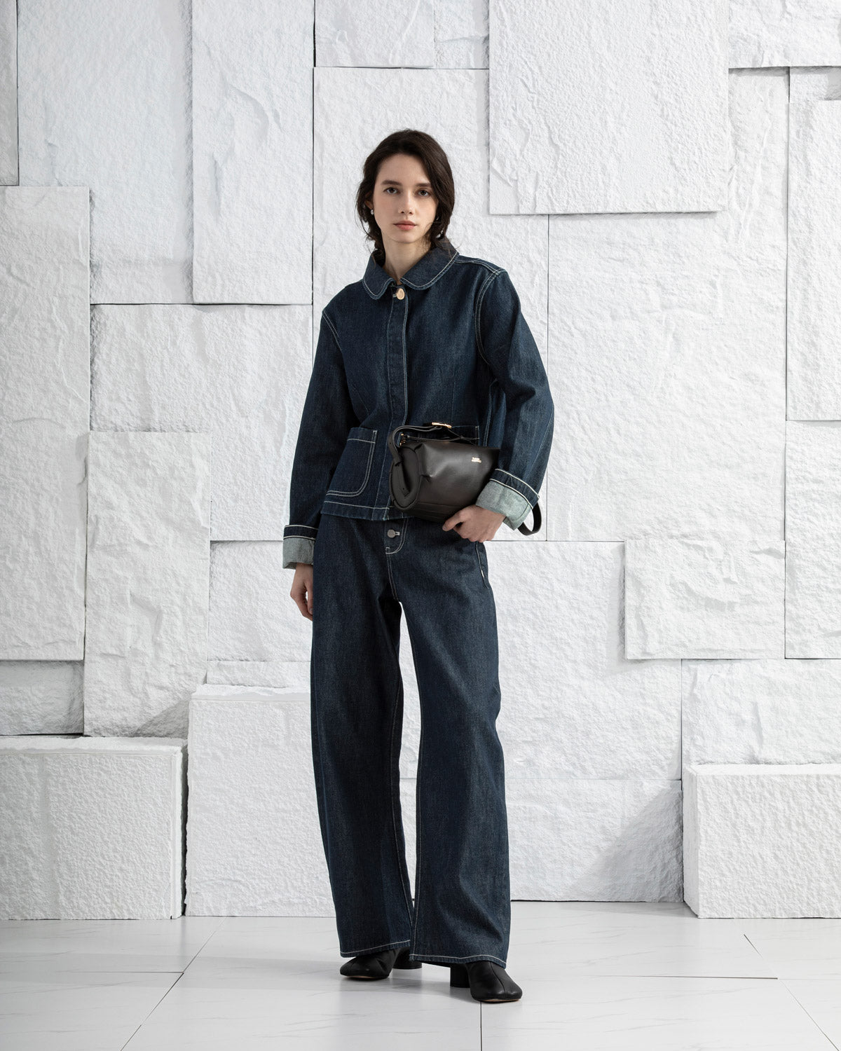 Dk Brown Small Roll Shouder Small Womens Leather Shoulder Bag Accessories Bag Tube Bag