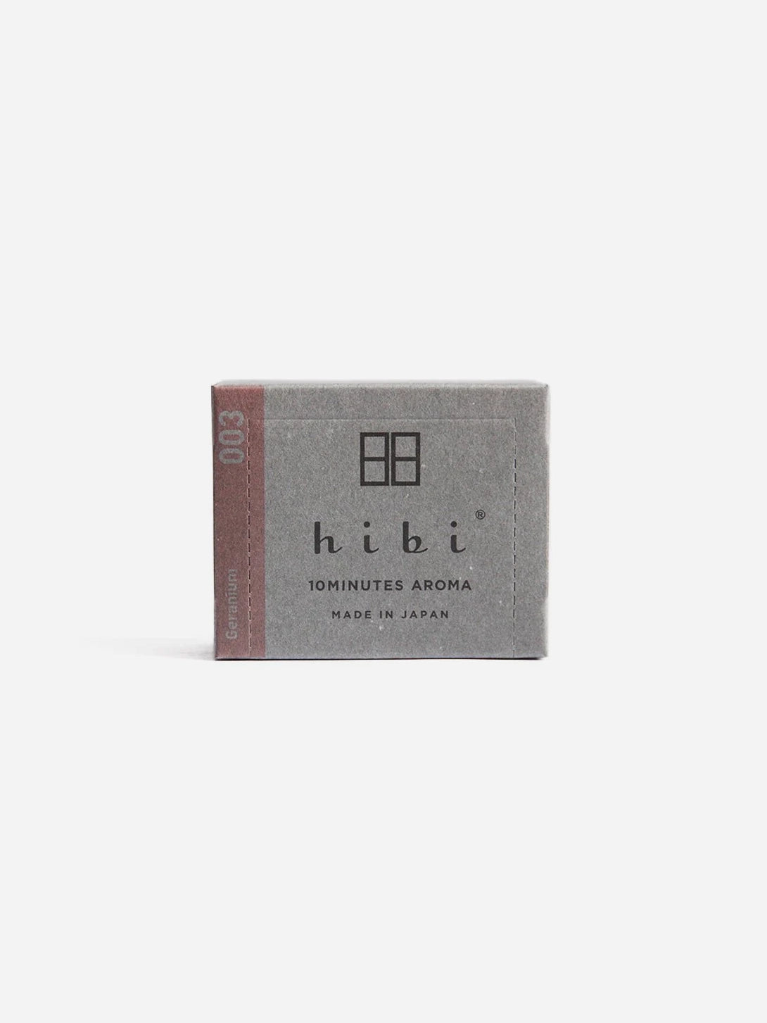 Geranium Match Box Small Hibi Match Incense