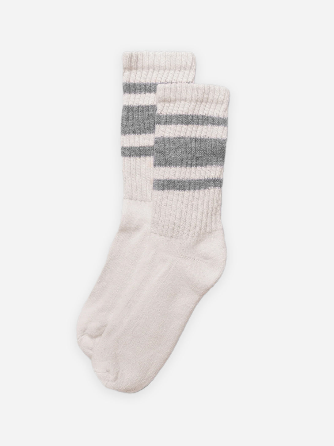 Grey Melange The Mono Stripe American Trench Socks