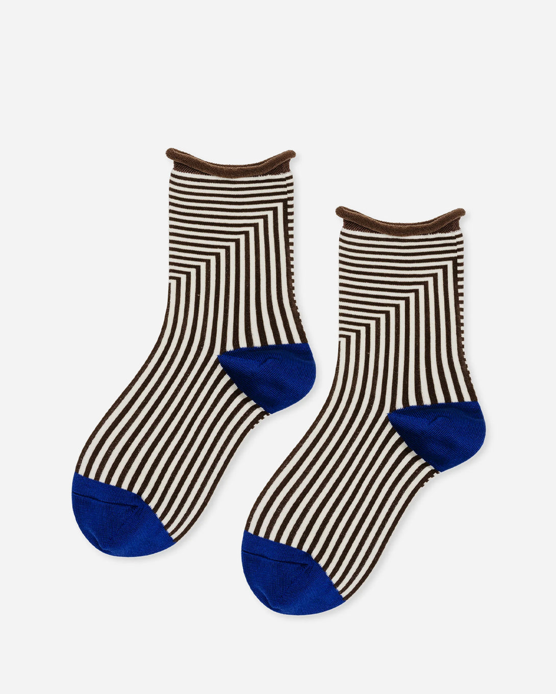 Brown Corbusier Crew Hansel From Basel Socks