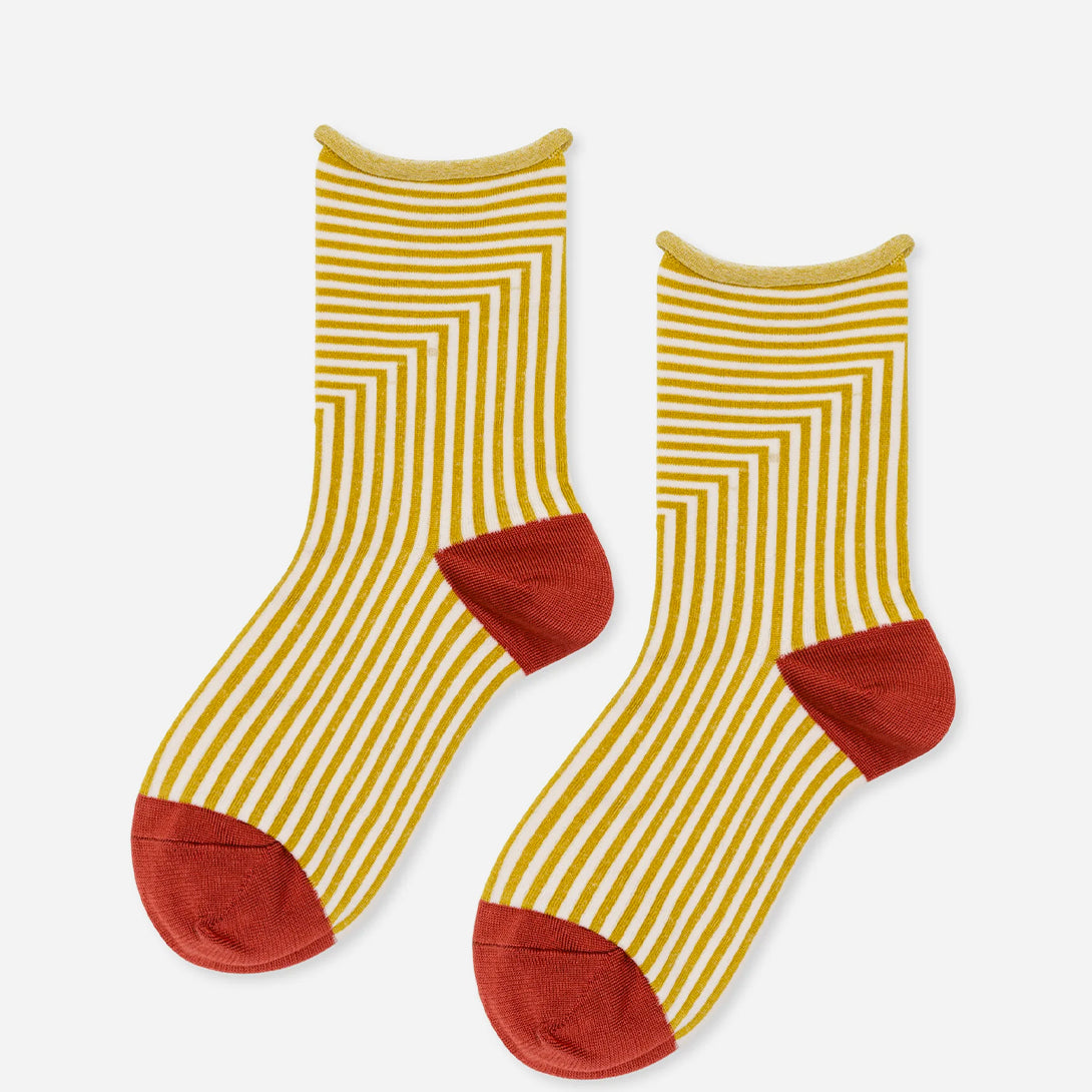 Citron Corbusier Crew Hansel From Basel Socks