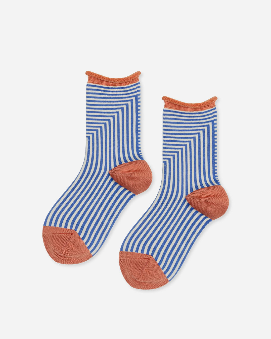 Cornflower Corbusier Crew Hansel From Basel Socks
