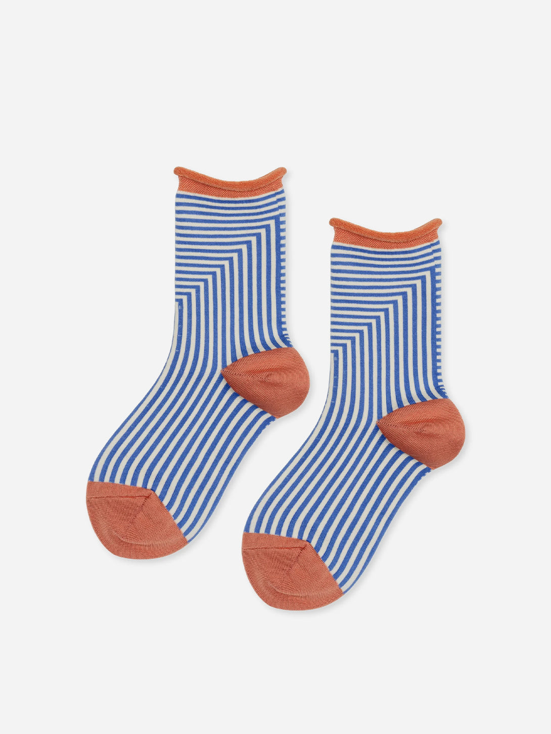 Cornflower Corbusier Crew Hansel From Basel Socks