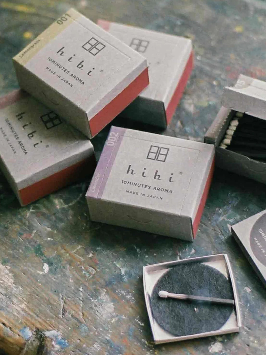 Lemongrass Hibi Large 30 Count Matchbox