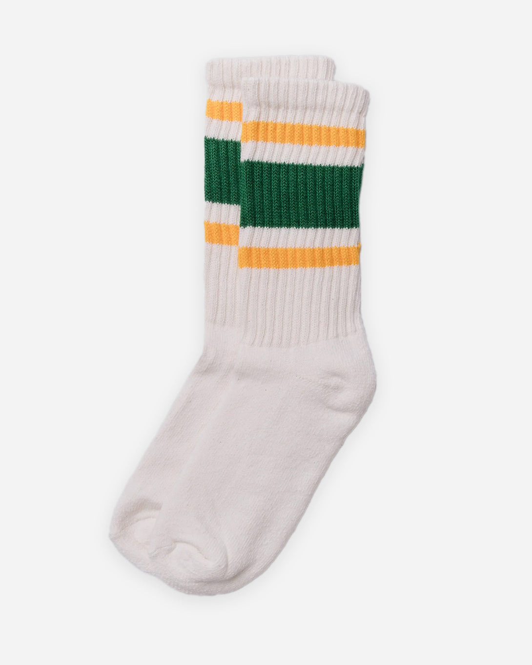 Kelly/Gold The Retro Stripe American Trench High Socks