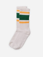 Kelly/Gold The Retro Stripe American Trench High Socks