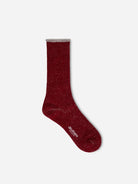 Red Marled Merino Wool Japanese House Sock Druthers