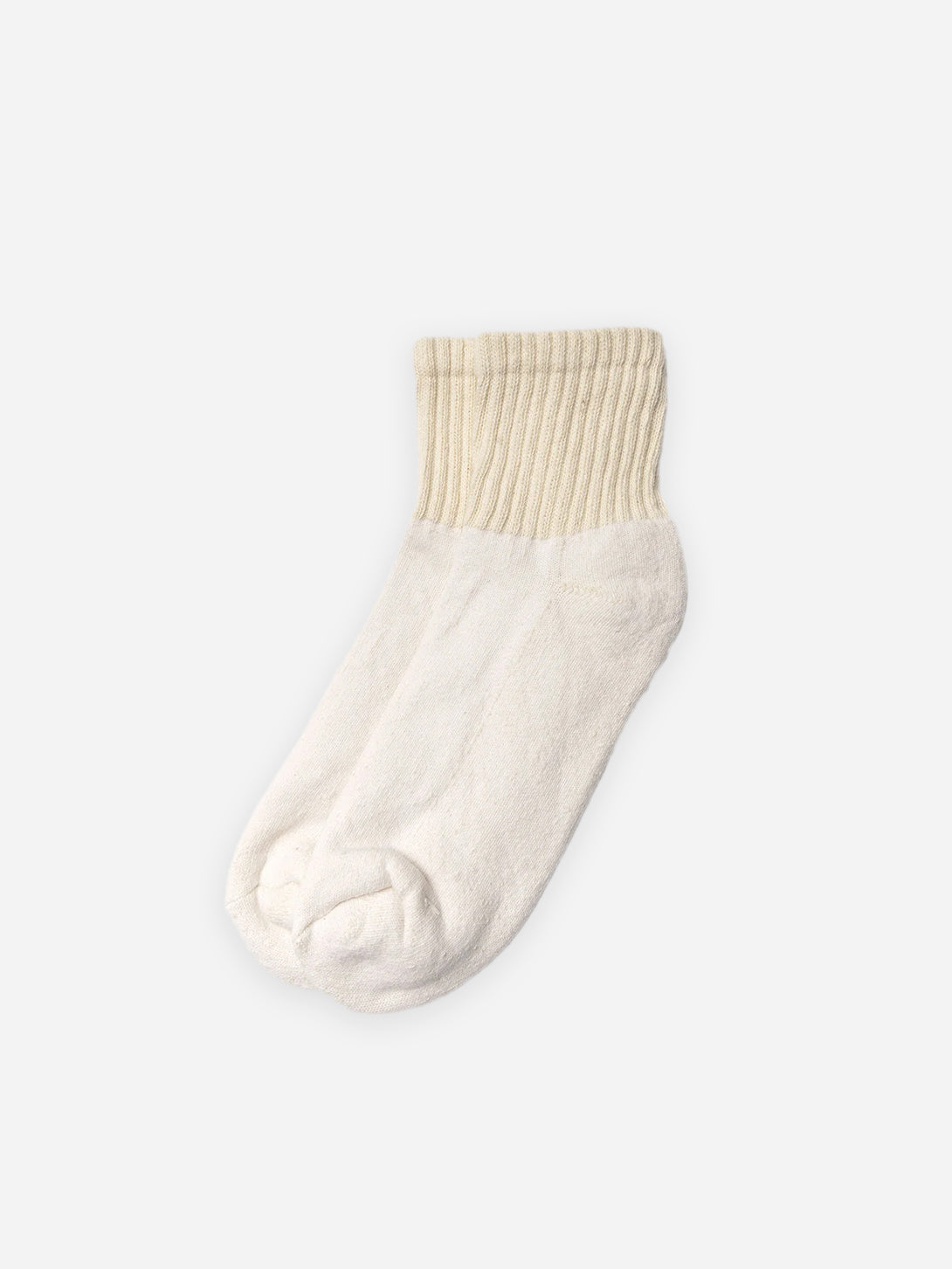 Natural The Solids Quarter Crew American Trench Socks