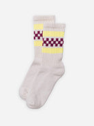 Berry/Lemon The Retro Check American Trench Socks