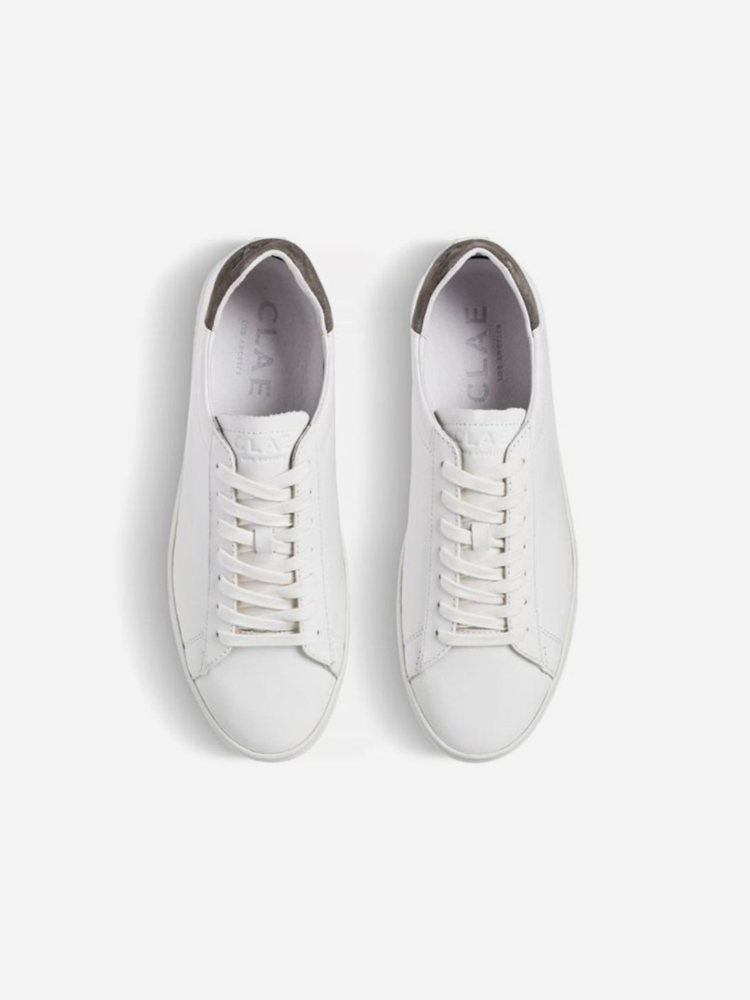 White Leather Olive Night Bradley Clae Vegan Sneakers Clae Los Angeles Fall Winter Clae Shoes
