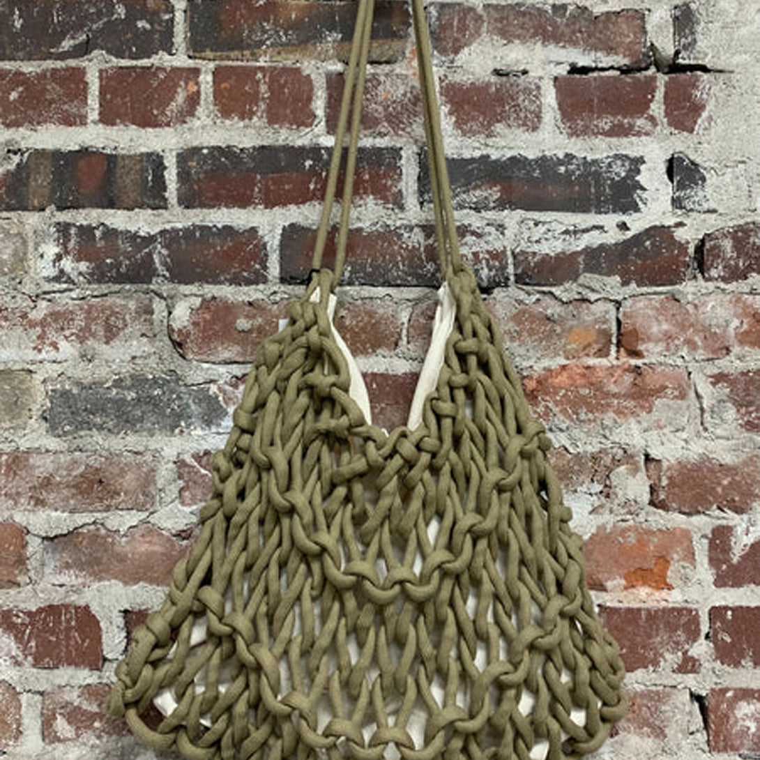 Olive Nadia Bag Alienina Woven Sustainable Luxury Shoulder Bag