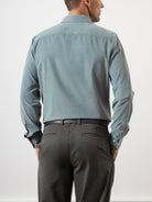 Lead Adrian Corduroy Shirt Mens Button Up Spread Collar Shirt Lightweight Corduroy