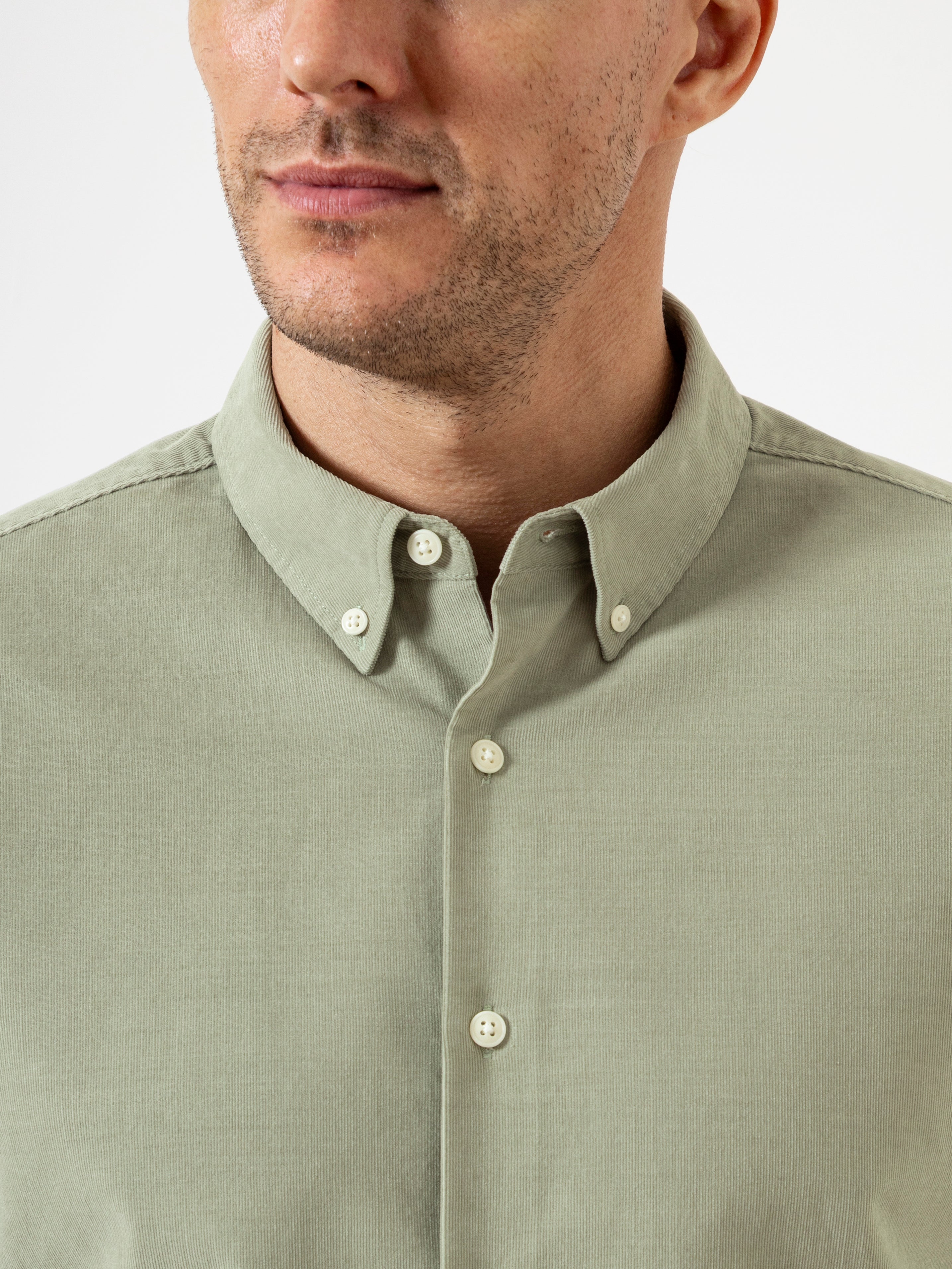 Seagrass Fulton Corduroy Shirt Mens Button Down Corduroy Shirt Lightweight Seasonal Corduroy Long Sleeve