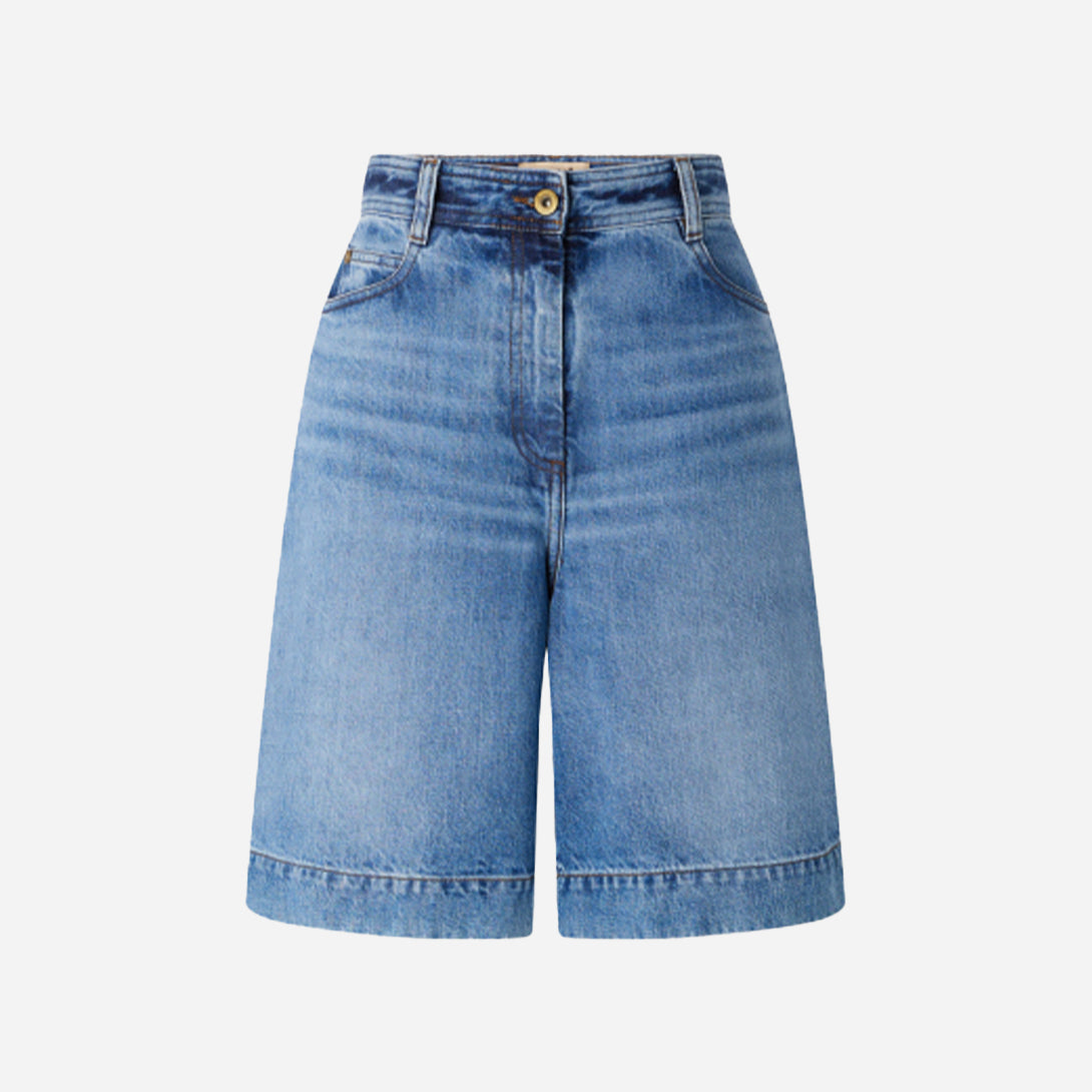 Vintage Blue Bermucap Sessun Womens Denim Shorts