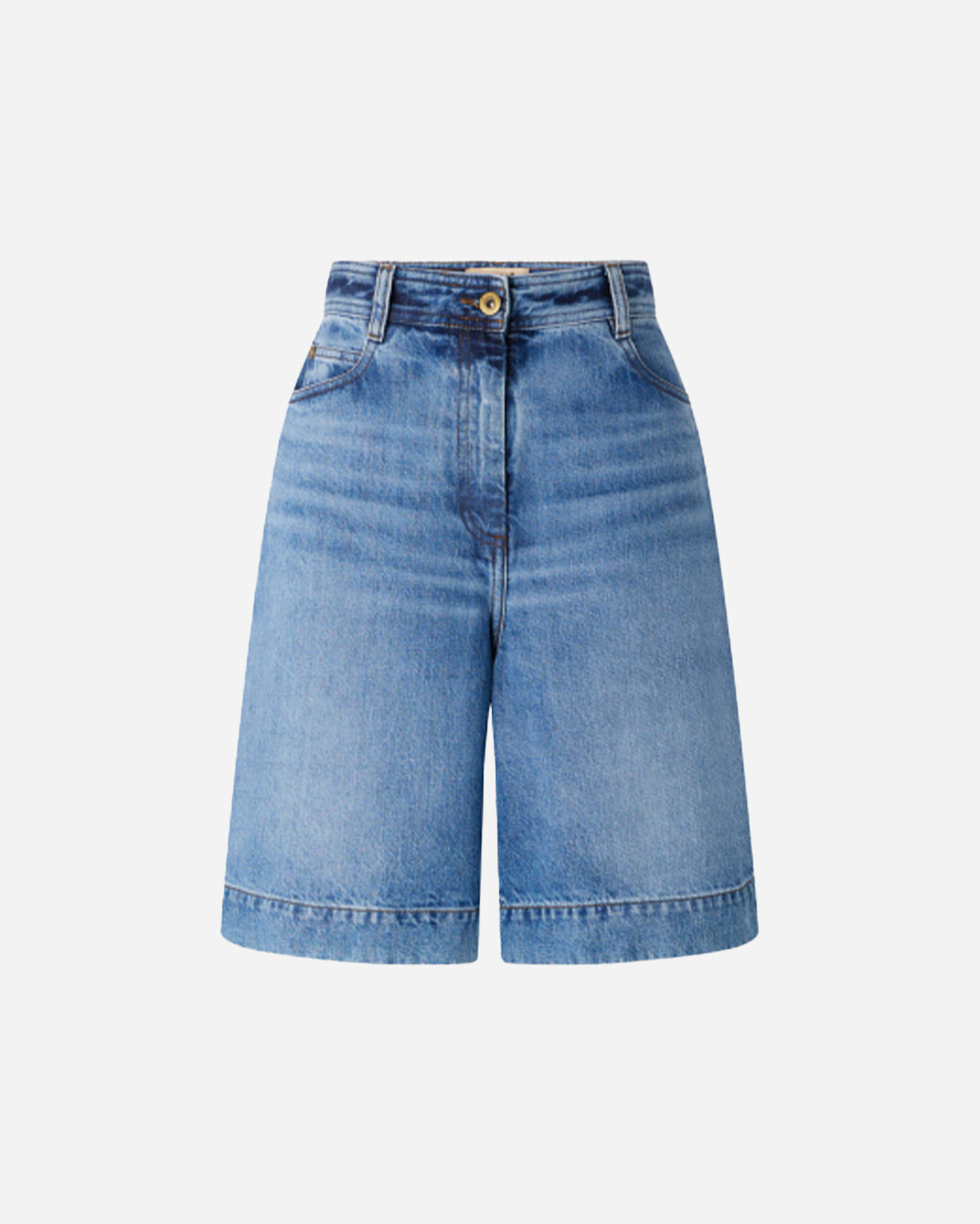 Vintage Blue Bermucap Sessun Womens Denim Shorts
