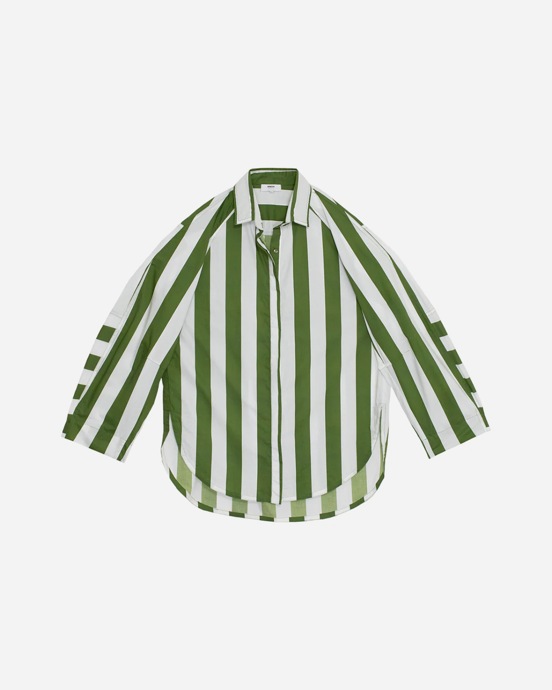 Verdent Stripe Paseo Mikoh Womens Shirt Womens Button Down Collared Shirt