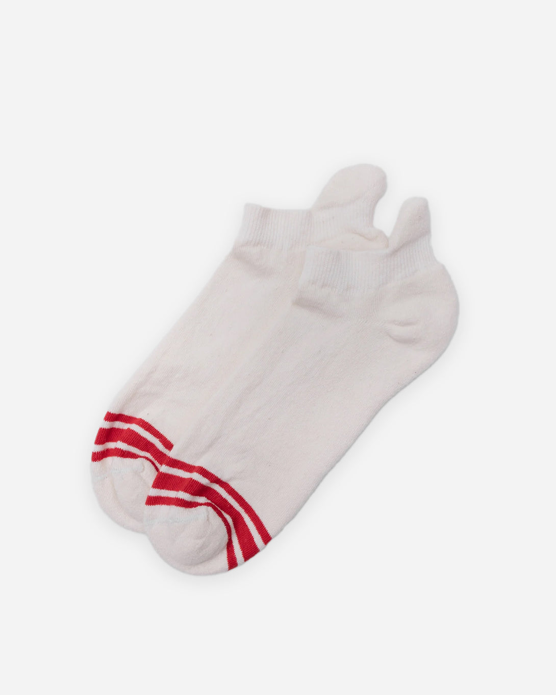 Red The Hidden Stripe American Trench Socks Ankle Sock