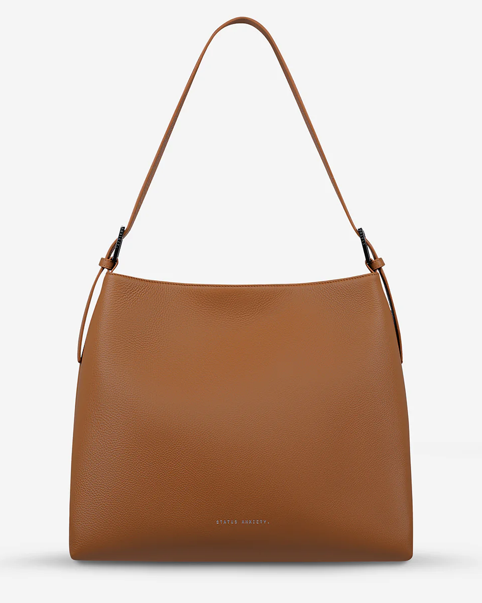 Camel Forget About It Status Anxiety Leather Bag Womens Shopping Bag Womens Carry Bag