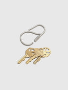 Stainless Steel Offset Keyring Utility Accessory