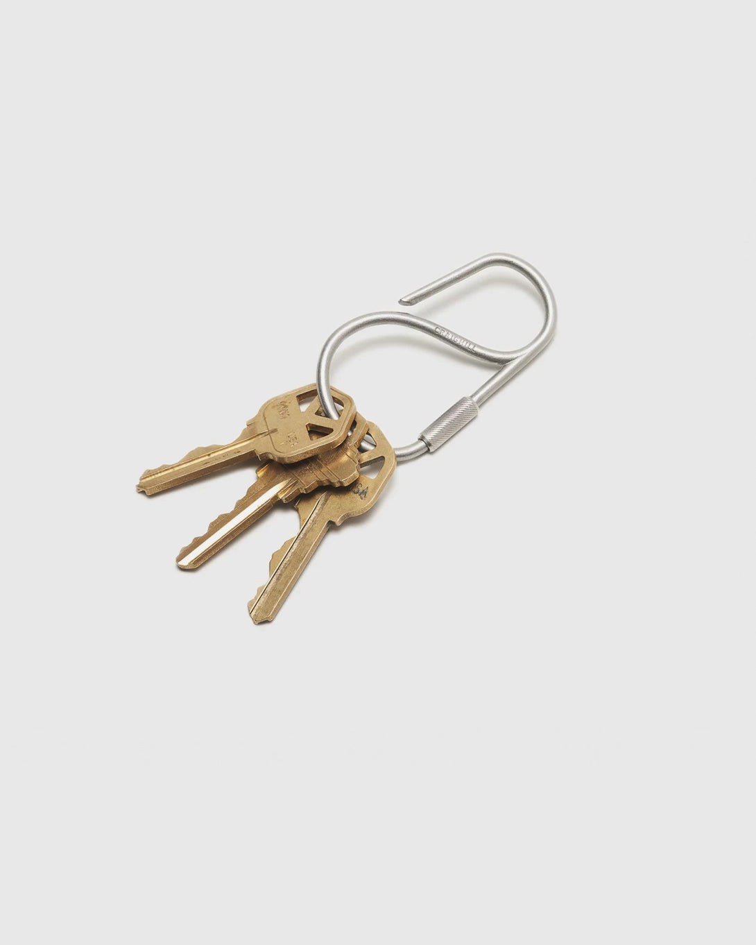 Stainless Steel Offset Keyring Utility Accessory