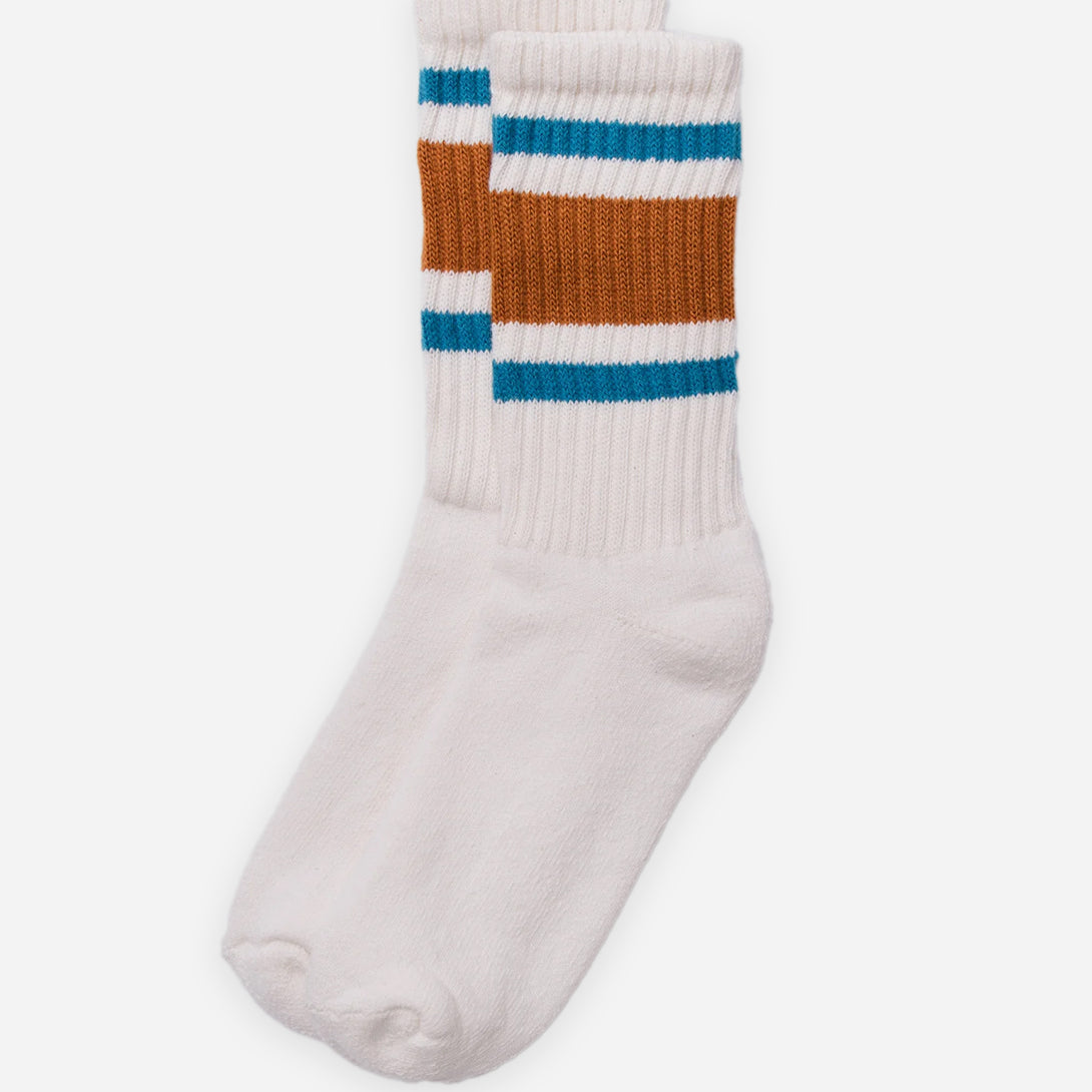 Texas Orange/Tile The Retro Stripe American Trench High Socks