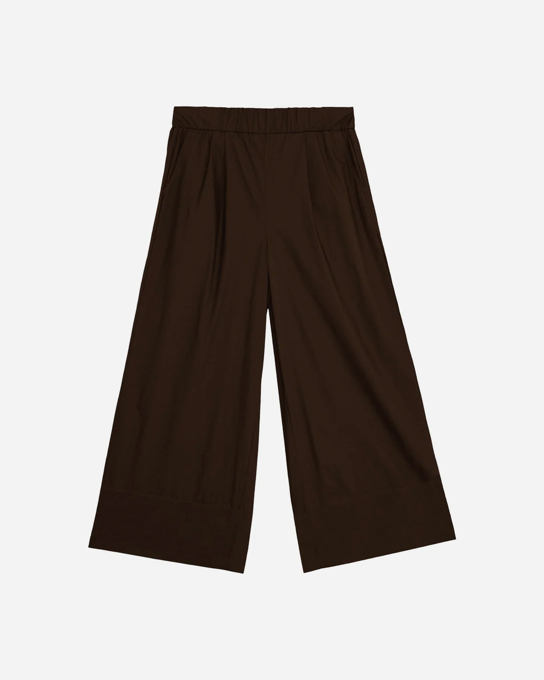 Kombu Triana Mikoh Womens Lightweight Pants Brown Elastic Waistband Pants