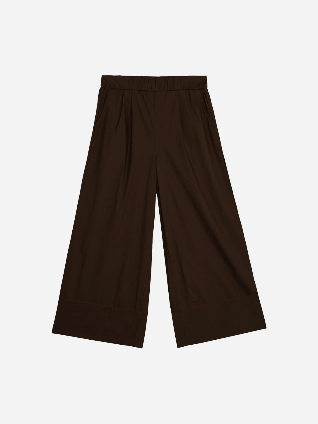 Kombu Triana Mikoh Womens Lightweight Pants Brown Elastic Waistband Pants