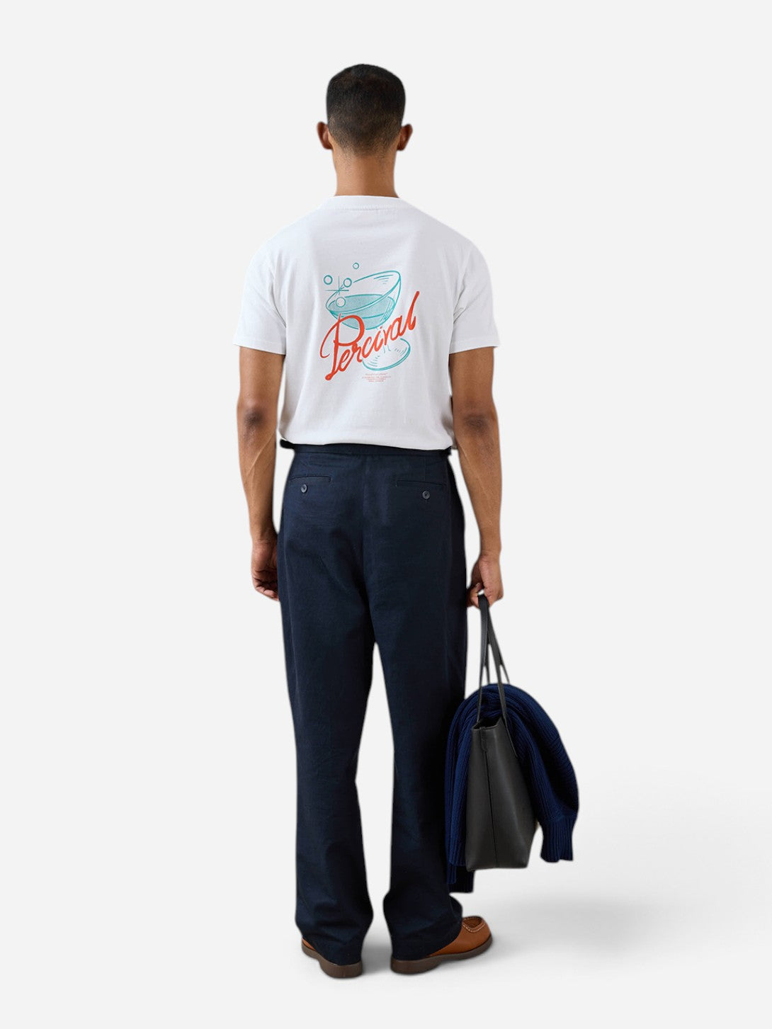 White Norman Regular T Shirt Mens Percival T Shirt