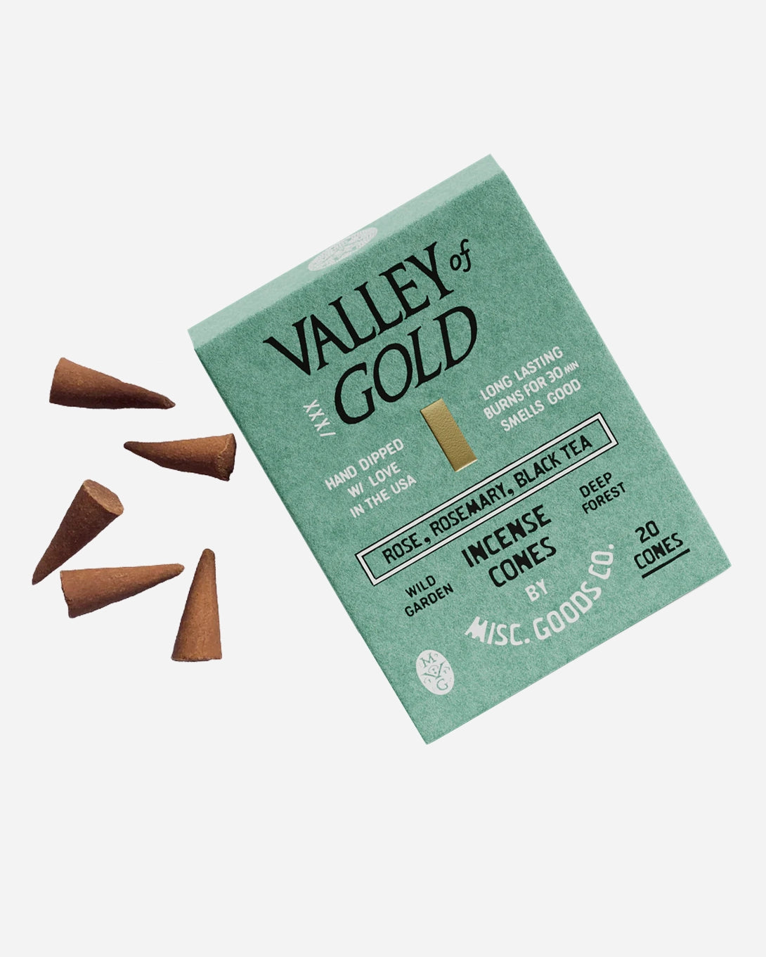 Valley of Gold Misc. Goods Incense Cones