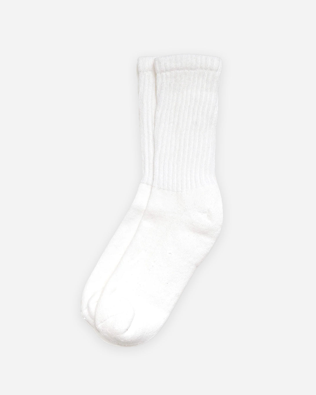 White The Solids Regular Crew American Trench Socks
