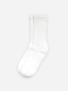 White The Solids Regular Crew American Trench Socks