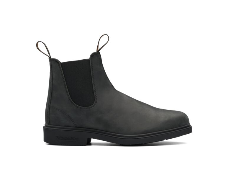 Rustic Black Mens Dress Chelsea Boots Blundstone