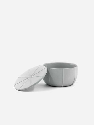 Grey Pleat Container Small