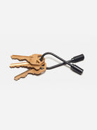 Carbon Black Closed Helix Keyring Men’s Craighill keychain ONS Clothing