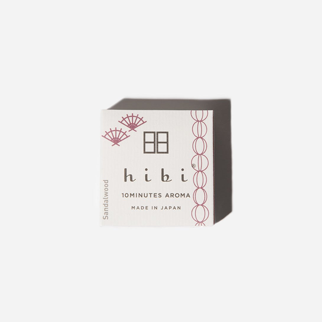 SANDALWOOD incense match sticks sandalwood hibi