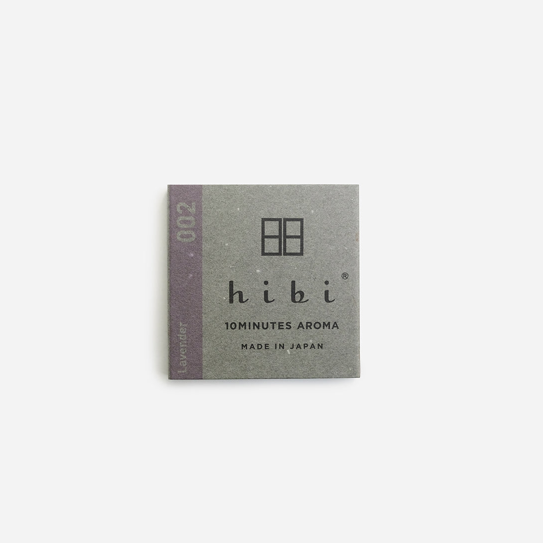 Lavender Japanese incense match sticks hibi