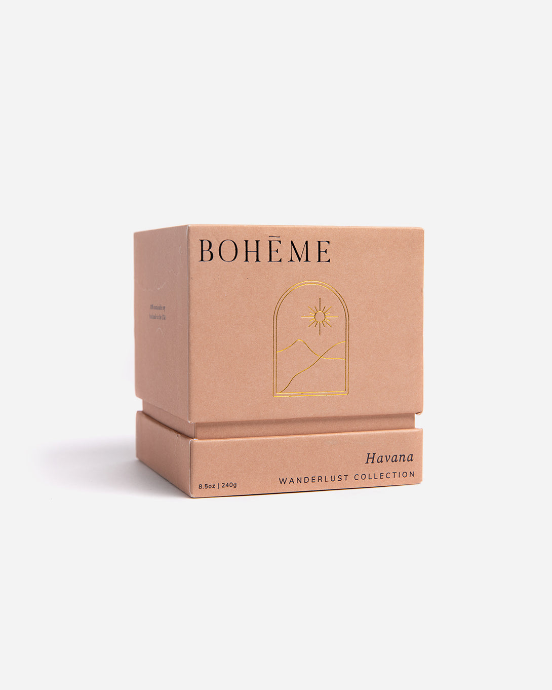 Havana candle for men and women unisex boheme