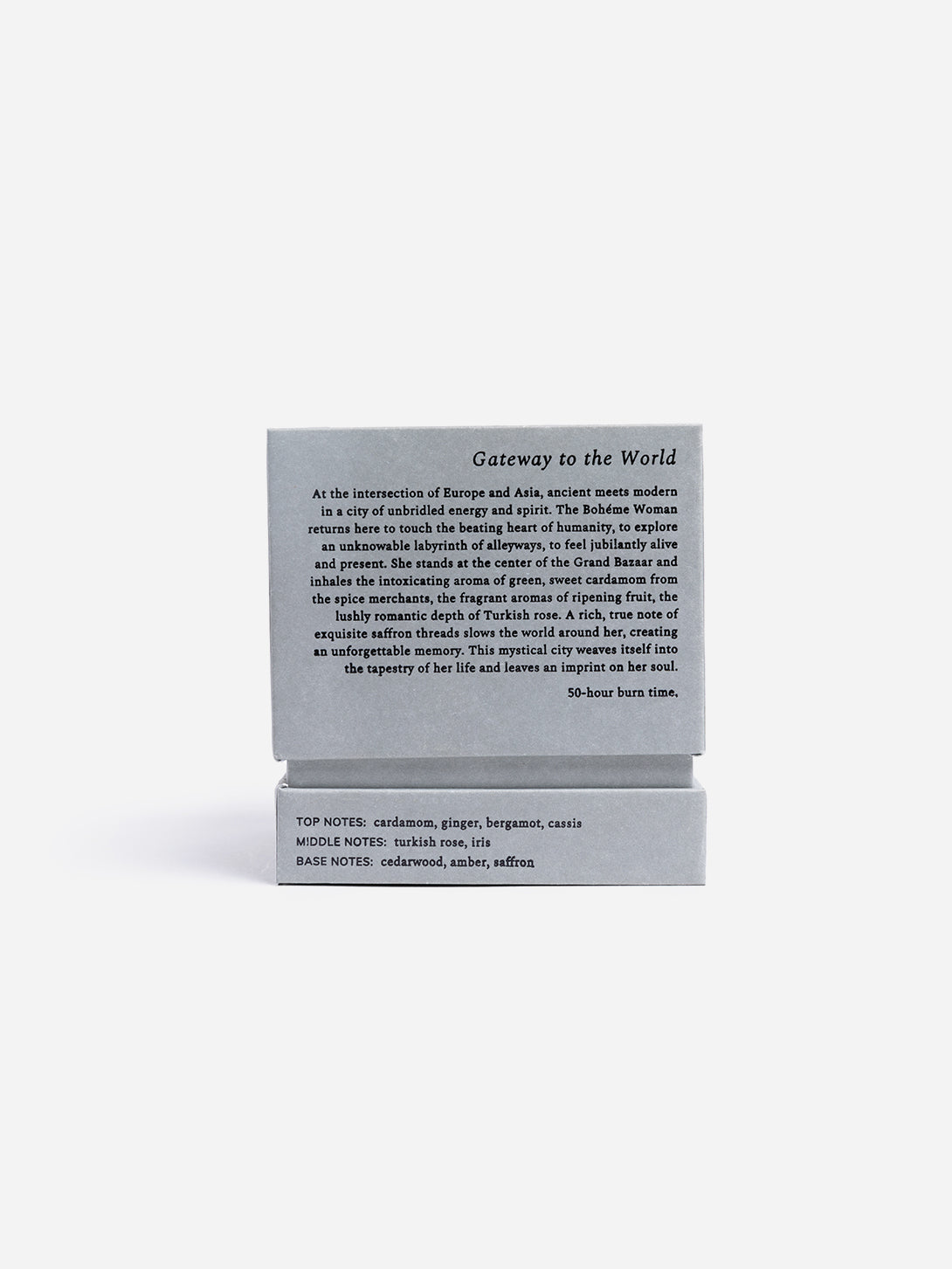 Istanbul candle for men and women unisex boheme
