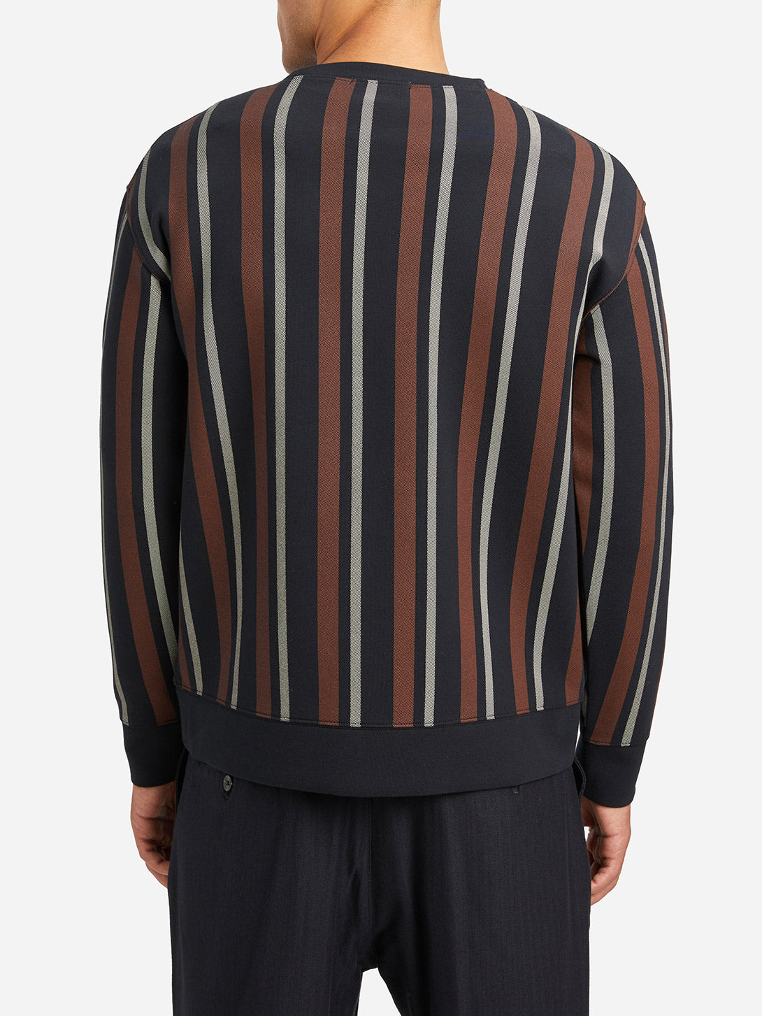 ORANGE STRIPE mens long sleeve t shirts angelo crew ons clothing