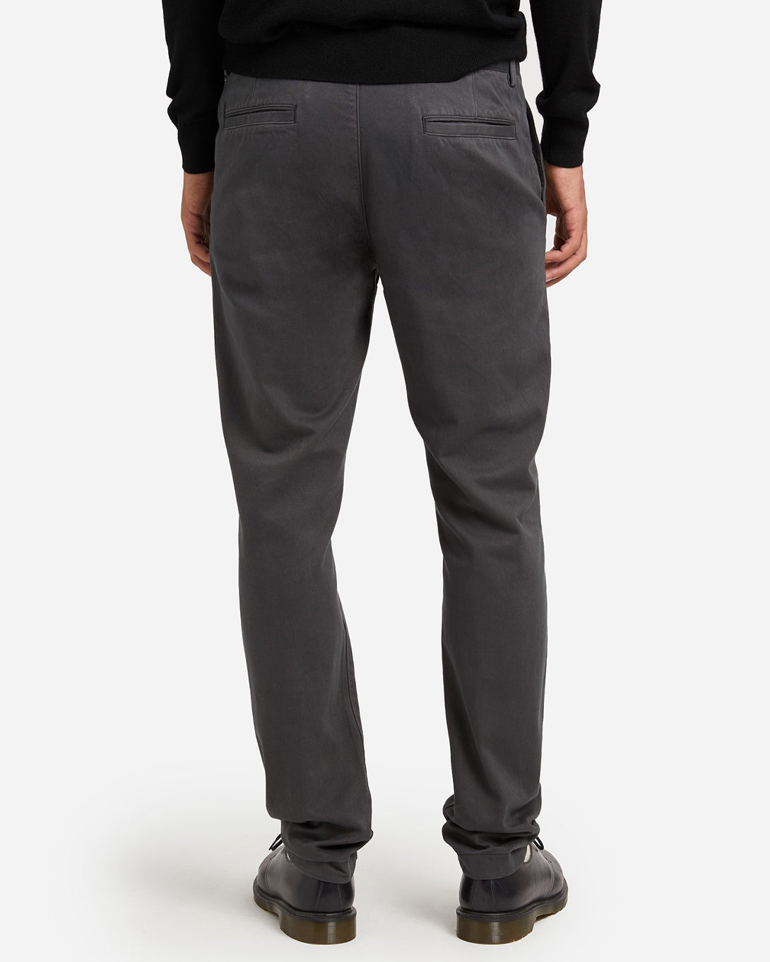 CHARCOAL GREY mens chino pants rider chino ons clothing