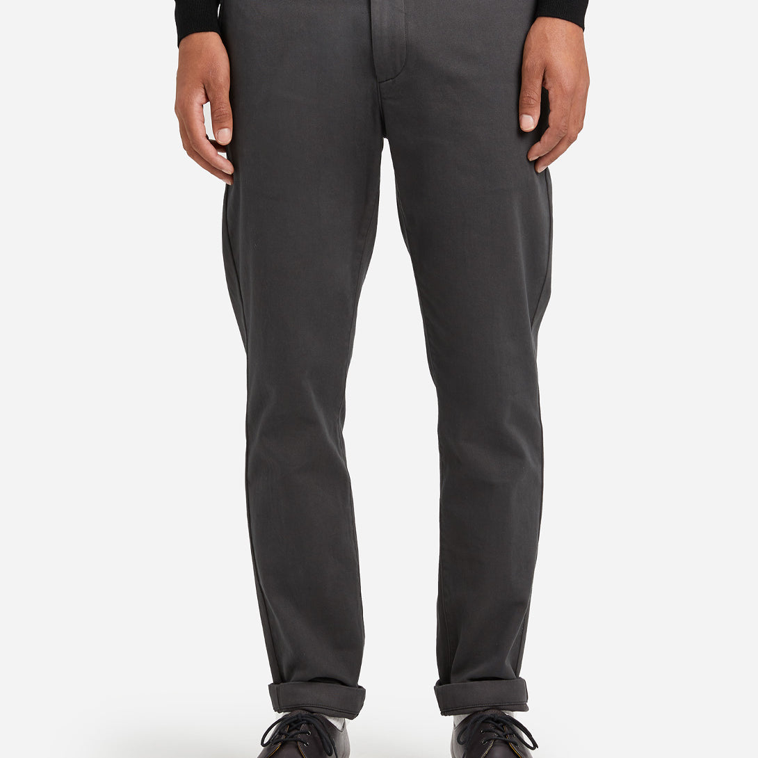 CHARCOAL GREY mens chino pants rider chino ons clothing