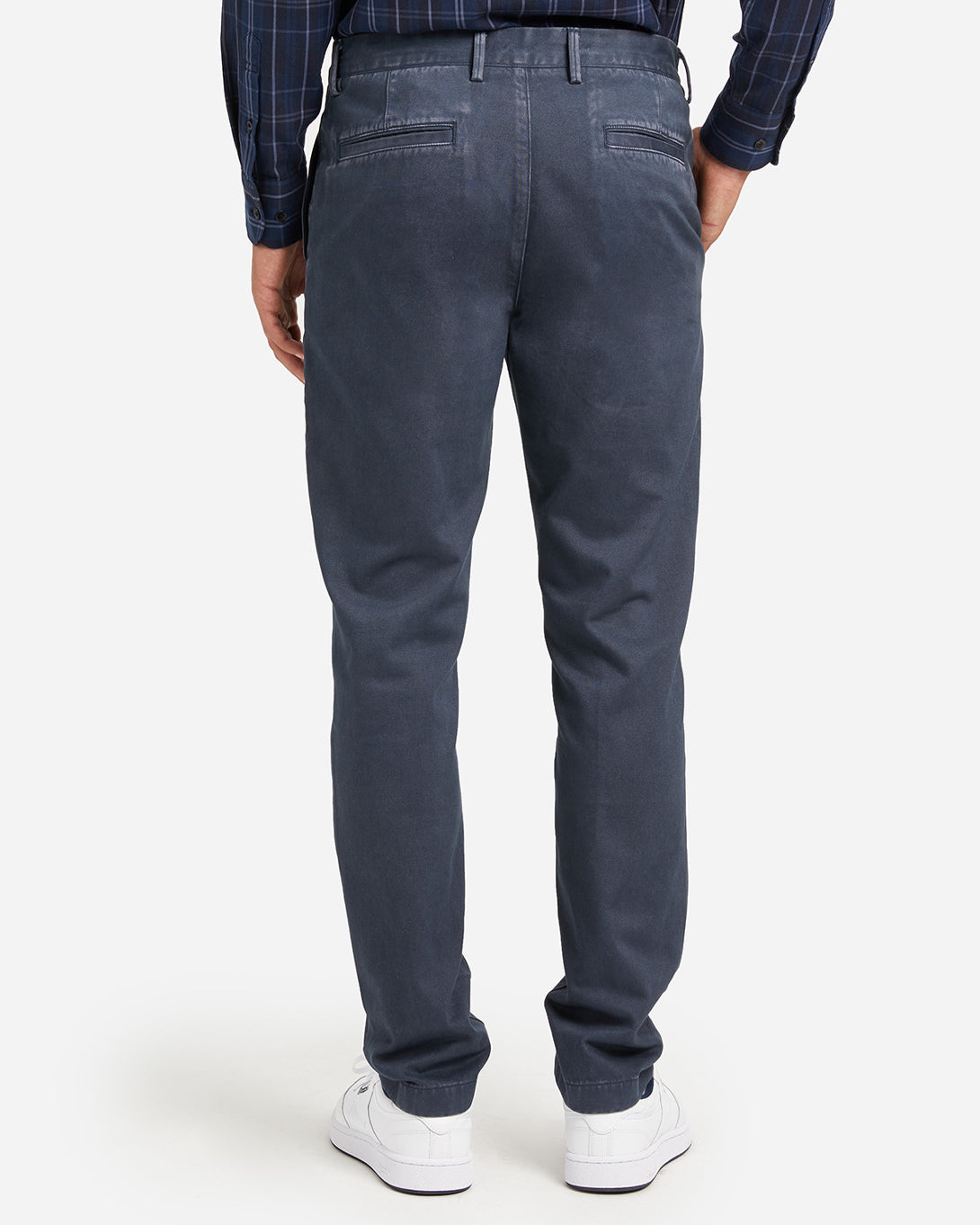MID BLUE mens chino pants rider chino mid blue ons clothing