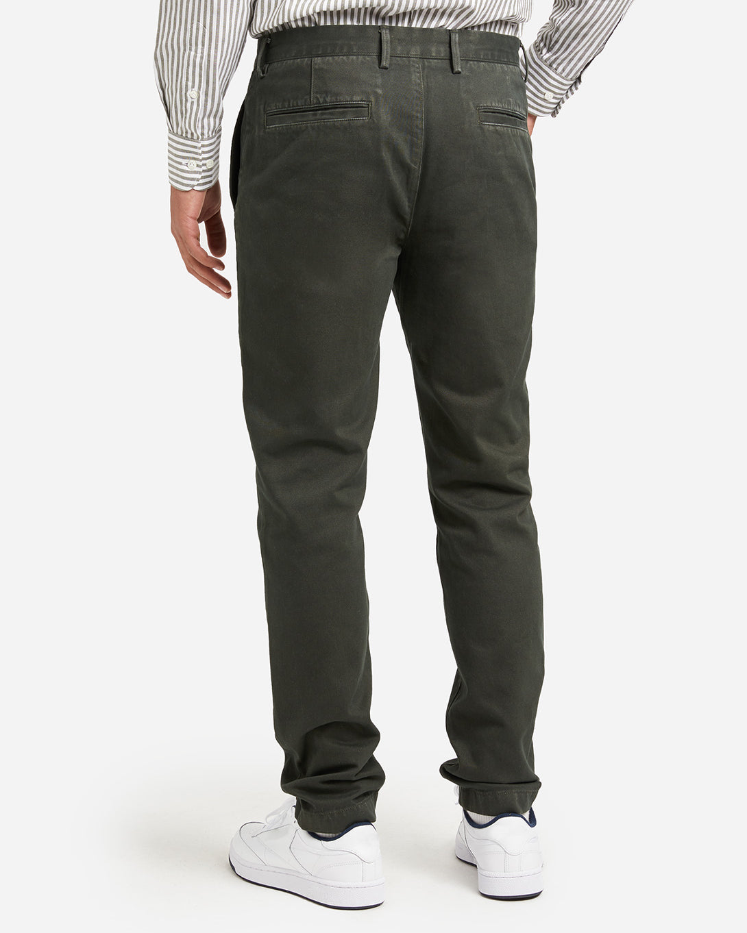 DARK OLIVE GREEN mens chino pants rider chino green ons clothing