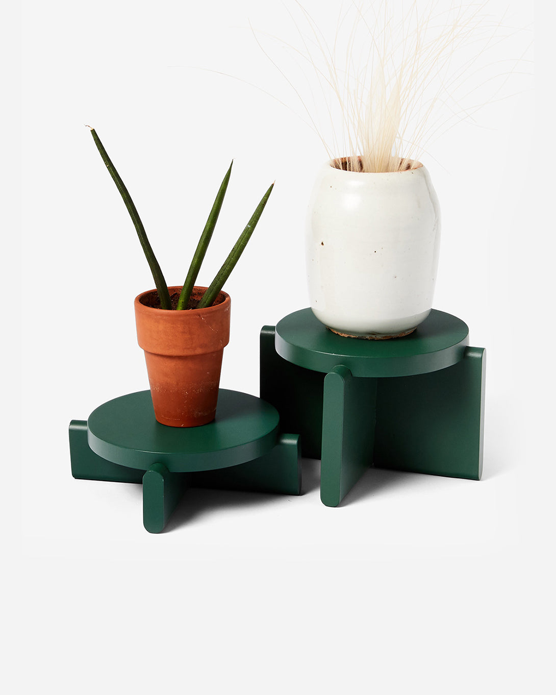 Green Plant Pedastal