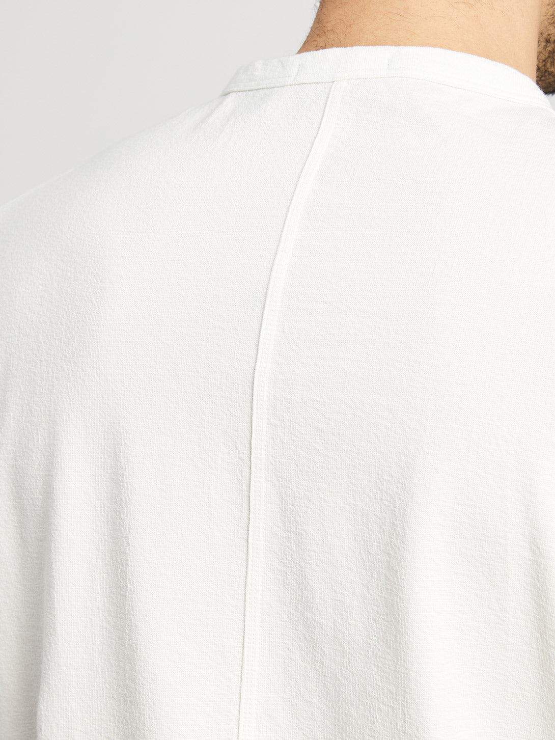 WHITE long sleeve shirt for men torrey crew neck tee ons clothing