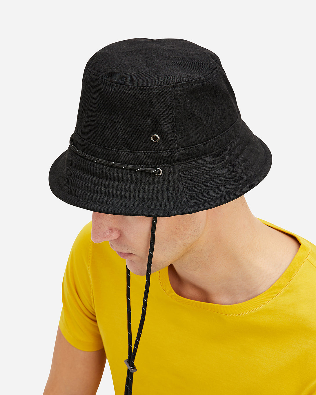 Black Sherwood Bucket Hat Men’s denim accessories ONS Clothing