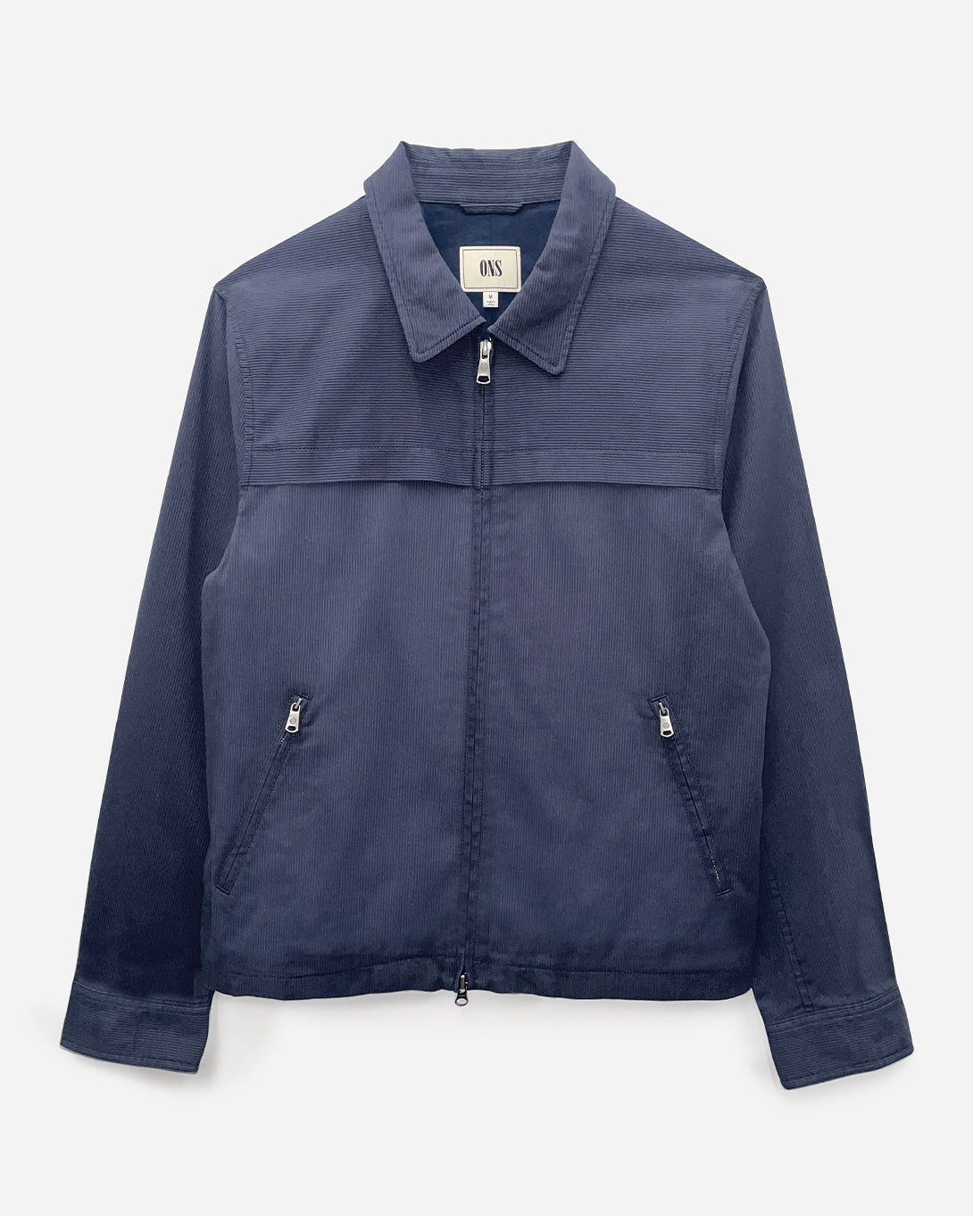 NAVY Dobby Striped Work Jacket ONS Clothing Menswear NYC